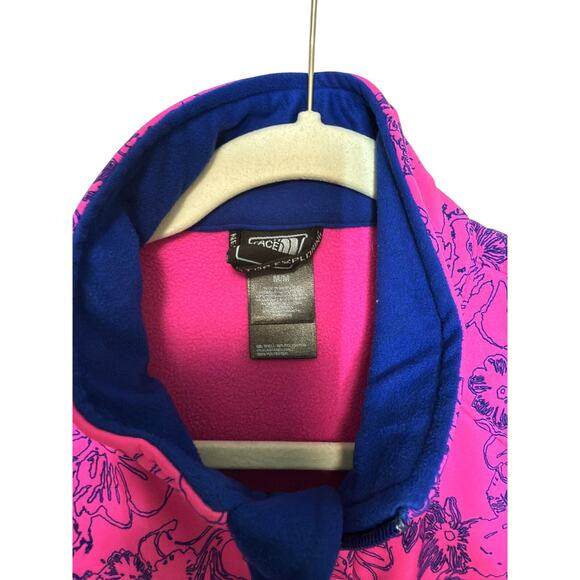 TNF Apex Bionic Azalea Pink Floral Softshell Jacket M - Picture 4 of 5